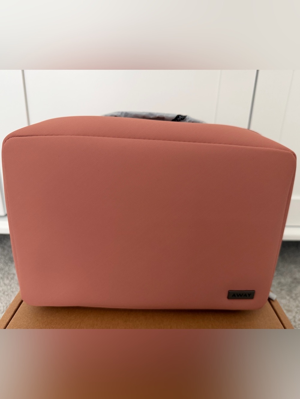 NWT AWAY small toiletry bag in clay pink (limited edition)